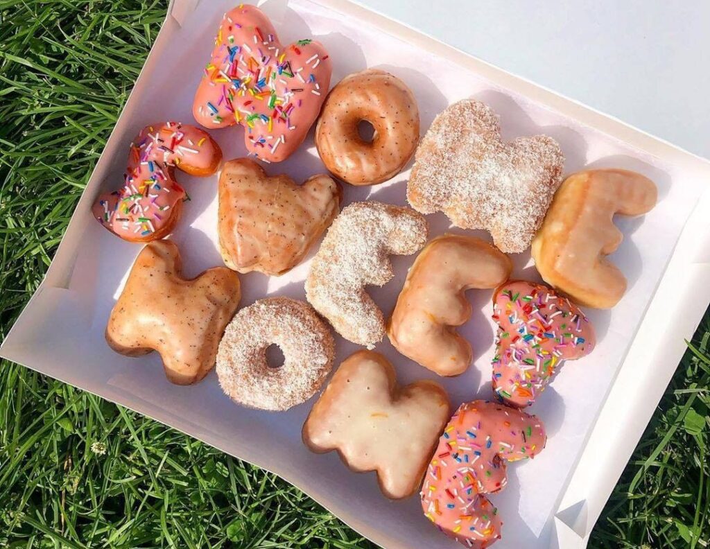 Letter (Alphabet) Donuts in Toronto from Machino Donuts image credit @julesjlceats