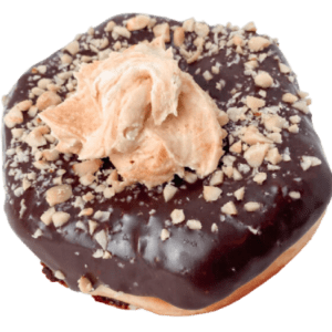 Peanut butter cup doughnuts from machino donuts.