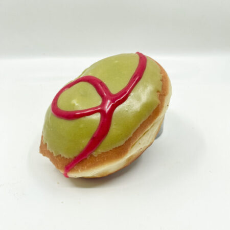 Matcha berry filled donuts