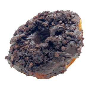 devil's chocolate doughnut from machino donuts in Toronto