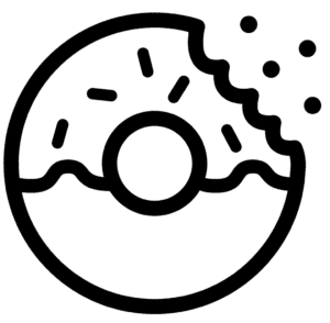 Machino donuts round logo png