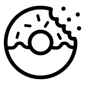 Machino donuts round logo png