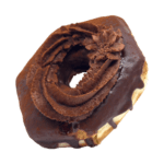 chocolate mousse donuts from machino donuts in Toronto Canada