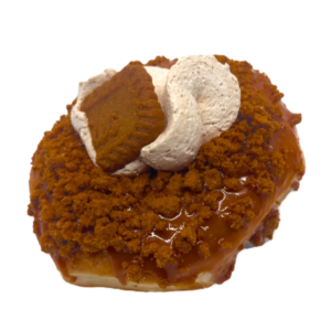 Caramel biscoff donut