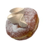 Dulce de leche cream filled donut