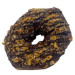 Ferrero rocher donut from machino donuts (chocolate and hazelnut)
