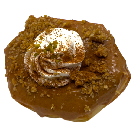 Pumpkin cream donut