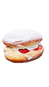 Strawberry banana cream