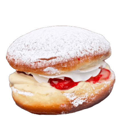 Strawberry banana cream