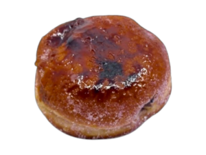 ube creme brulee from machino donuts in Toronto
