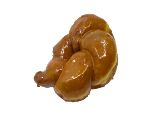 cinnamon bun doughnut from machino donuts in Toronto