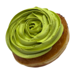 matcha blueberry filled donut from machino donuts