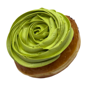 matcha blueberry filled donut from machino donuts