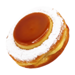 Brazilian pudim donut